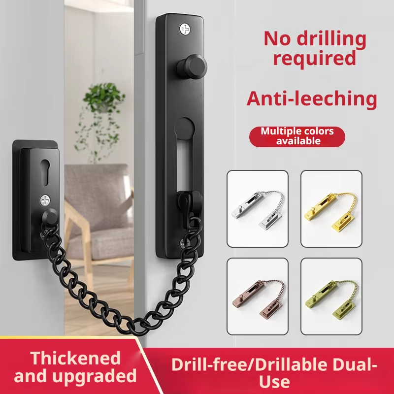 Security Chain Door - Clés en acier inoxydable, résistantes aux